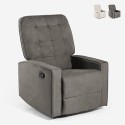 Verstelbare relaxfauteuil schommelstoel 360 graden draaibaar met voetensteun Anita Voorraad