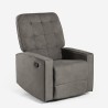 Verstelbare relaxfauteuil schommelstoel 360 graden draaibaar met voetensteun Anita Model