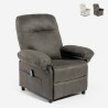 Verstelbare relaxfauteuil met massagefunctie, USB en voetensteun Noemi Aanbieding