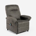 Relaxen verstelbare massagefauteuil met USB en voetensteun Noemi Aanbod