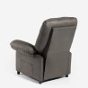 Verstelbare relaxfauteuil met massagefunctie, USB en voetensteun Noemi Kortingen
