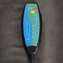 Verstelbare relaxfauteuil met massagefunctie, USB en voetensteun Noemi Voorraad