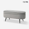 Fluwelen design poef met opbergruimte Renoir Verkoop