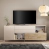 Moderne witte houten dressoir keuken & woonkamer 2 deuren lades Maditha Voorraad