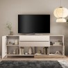Moderne witte houten dressoir keuken & woonkamer 2 deuren lades Maditha 