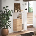 Witte houten keukenkast met 2 planken Jowna Kortingen