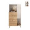 Witte houten keukenkast met 2 planken Jowna Aanbieding