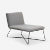Luxe lounge chair modern minimalist design in fluweel Dumas Kortingen