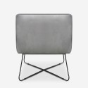 Luxe lounge chair modern minimalist design in fluweel Dumas Voorraad