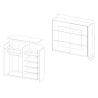 Kledingkast met schuifdeuren en spiegel 221x61x210 cm Vilriour Catalogus