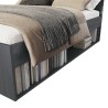 Frans bed 140x200 cm in donker eiken met opberglade Anthe Kortingen