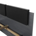 Frans bed 140x200 cm in donker eiken met opberglade Anthe Catalogus