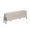 Modern design beige TV-meubel met 2 deuren en 2 laden in minimalistische stijl Kaylus Verkoop