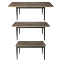 Uitschuifbare eettafel 160-240x90 cm in klassieke stijl Tillac Korting