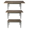 Uitschuifbare eettafel 160-240x90 cm in klassieke stijl Tillac Korting