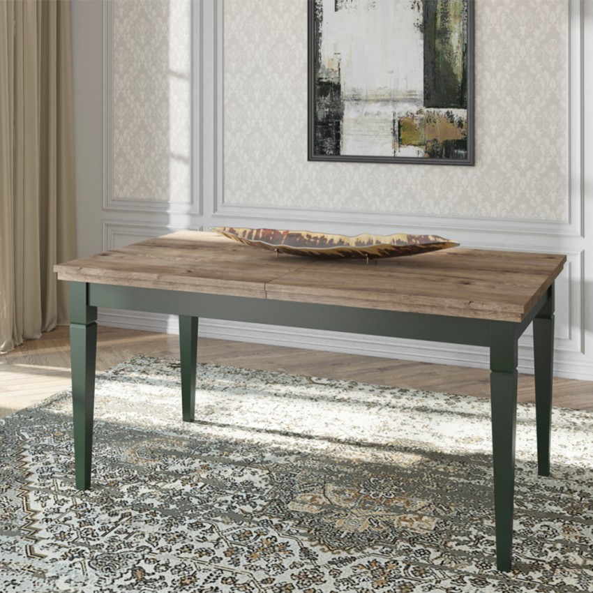 Uitschuifbare eettafel 160-240x90 cm in klassieke stijl Tillac Aanbieding Uitschuifbare eettafel 160-240x90 cm in klassieke stijl Tillac Aanbieding