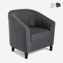 Klassieke design stoffen loungestoel fauteuil Cookie Class  Aanbieding