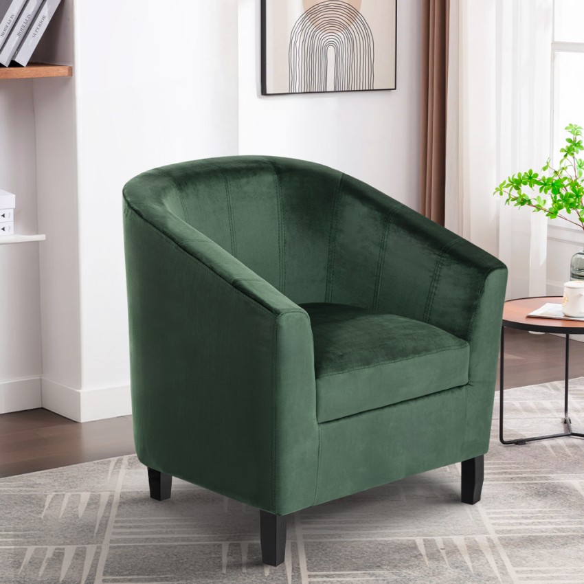 Klassieke groene fluwelen lounge fauteuil Cookie Lux Aanbieding Klassieke groene fluwelen lounge fauteuil Cookie Lux Aanbieding