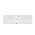 Hangend TV-meubel 160cm modern minimalistisch design met LED-licht Regat Voorraad