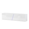 Hangend TV-meubel 160cm modern minimalistisch design met LED-licht Regat Keuze