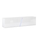 Hangend TV-meubel 160cm modern minimalistisch design met LED-licht Regat Model