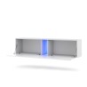 Hangend TV-meubel 160cm modern minimalistisch design met LED-licht Regat Karakteristieken