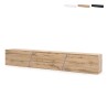 Modern design hangend TV-meubel 240 cm met 3 deuren en LED-licht Selby Aanbod