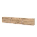 Modern design hangend TV-meubel 240 cm met 3 deuren en LED-licht Selby 