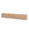 Modern design hangend TV-meubel 240 cm met 3 deuren en LED-licht Selby 