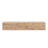 Modern design hangend TV-meubel 240 cm met 3 deuren en LED-licht Selby 