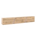 Modern design hangend TV-meubel 240 cm met 3 deuren en LED-licht Selby 