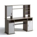 Groot houten bureau met wandmeubel 160 x 52 x 154 cm Theodor Verkoop