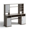 Groot houten bureau met wandmeubel 160 x 52 x 154 cm Theodor Verkoop