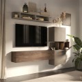 Moderne zwevende wandmeubel met tv-meubel voor woonkamer Infinity 3A Aanbieding