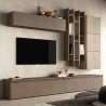 Moderne wandmeubel tv-kast met boekenplanken Infinity 20 Aanbieding