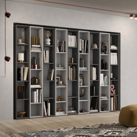 Wandrek modern design woonkamer wit zwart Infinity 35 Aanbieding