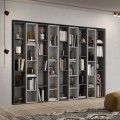 Wandrek modern design woonkamer wit zwart Infinity 35 Aanbieding