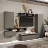 Moderne design TV-wand met planken en zwevende kasten Infinity 38 Verkoop