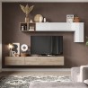 Moderne zwevende wandmeubel tv-kast hout design Infinity 41 Aanbieding
