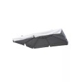 Reservedoek voor tuinparasol 3x3 m dubbele arm met volant Oslo Aanbieding