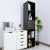 Hoge boekenkast met 2 lades en 4 open vakken 36x30x171 cm Reiff Verkoop