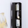 Moderne hoekboekenkast met 5 open vakken 34x34x161 cm Orkney Karakteristieken