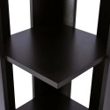 Moderne hoekboekenkast met 5 open vakken 34x34x161 cm Orkney Afmetingen