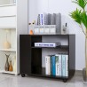 Lage bureaukast met wielen 70x36x60 cm Wick Verkoop