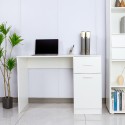 Modern ruimtebesparend bureau met lade 110x45x77 cm Lythes Light Korting