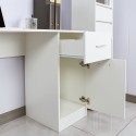 Modern ruimtebesparend bureau met lade 110x45x77 cm Lythes Light Voorraad