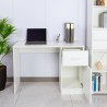 Modern ruimtebesparend bureau met lade 110x45x77 cm Lythes Light Verkoop