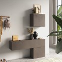 Moderne zwevende halmeubel met deur, diepte 30 cm Infinity 58 Aanbieding