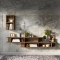 Mobiele sleutelbak entree zwevende planken houten rekken Infinity 60 Aanbieding
