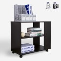Kast voor op kantoor bureau met wielen 70x35x60 cm Avoch Aanbieding